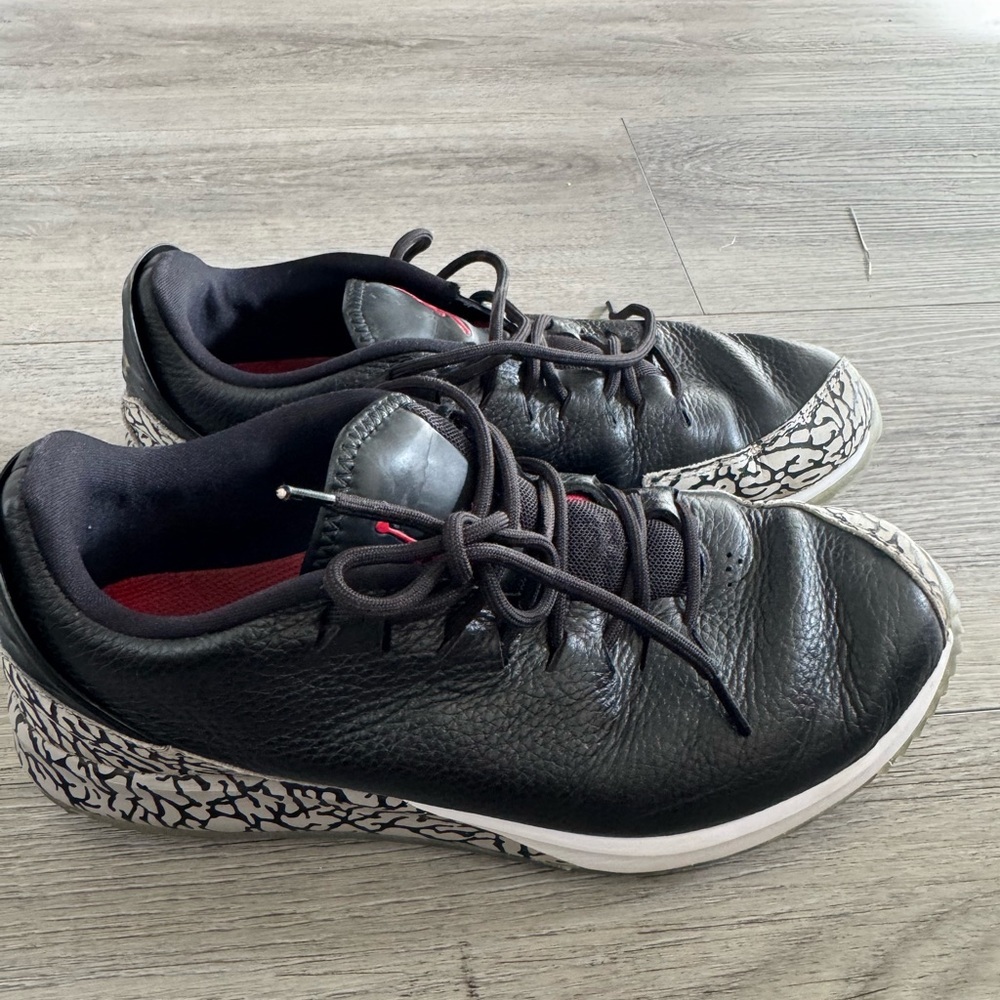 Nike Golf Air Jordan ADG Masters golf shoes in black and cement grey Men’s 8.5 - Picture 2 of 6